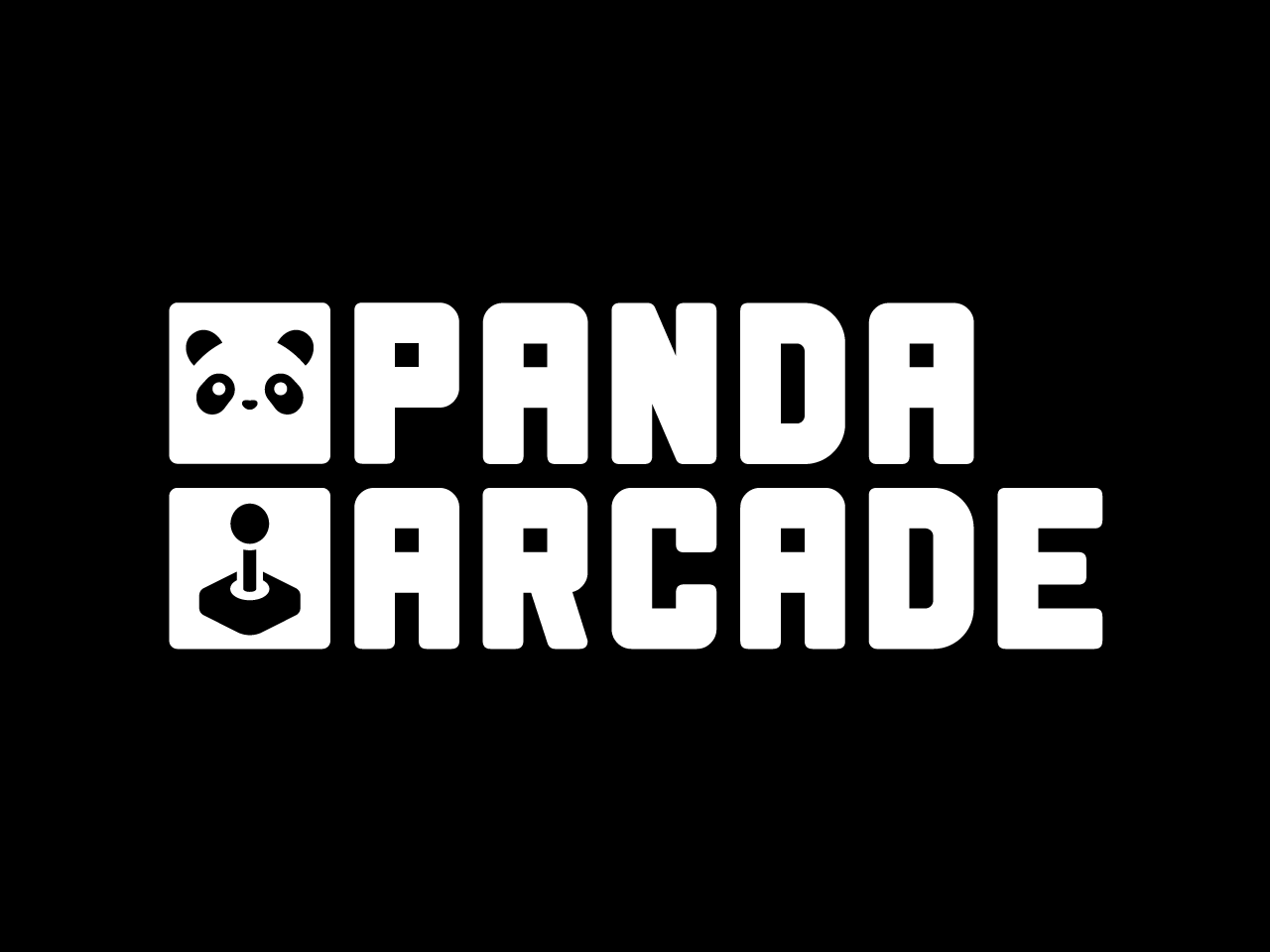 Panda Arcade Logo Horizontal